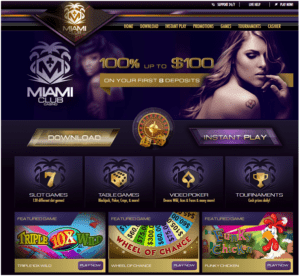Miami Club Casino- Bonuses and promotions