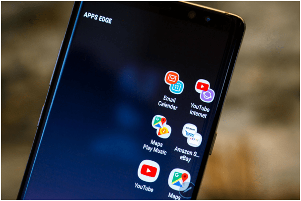 What are the three ways to make apps fullscreen on Samsung Galaxy Note 8